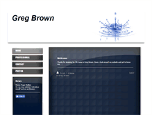 Tablet Screenshot of greg-a-brown.com